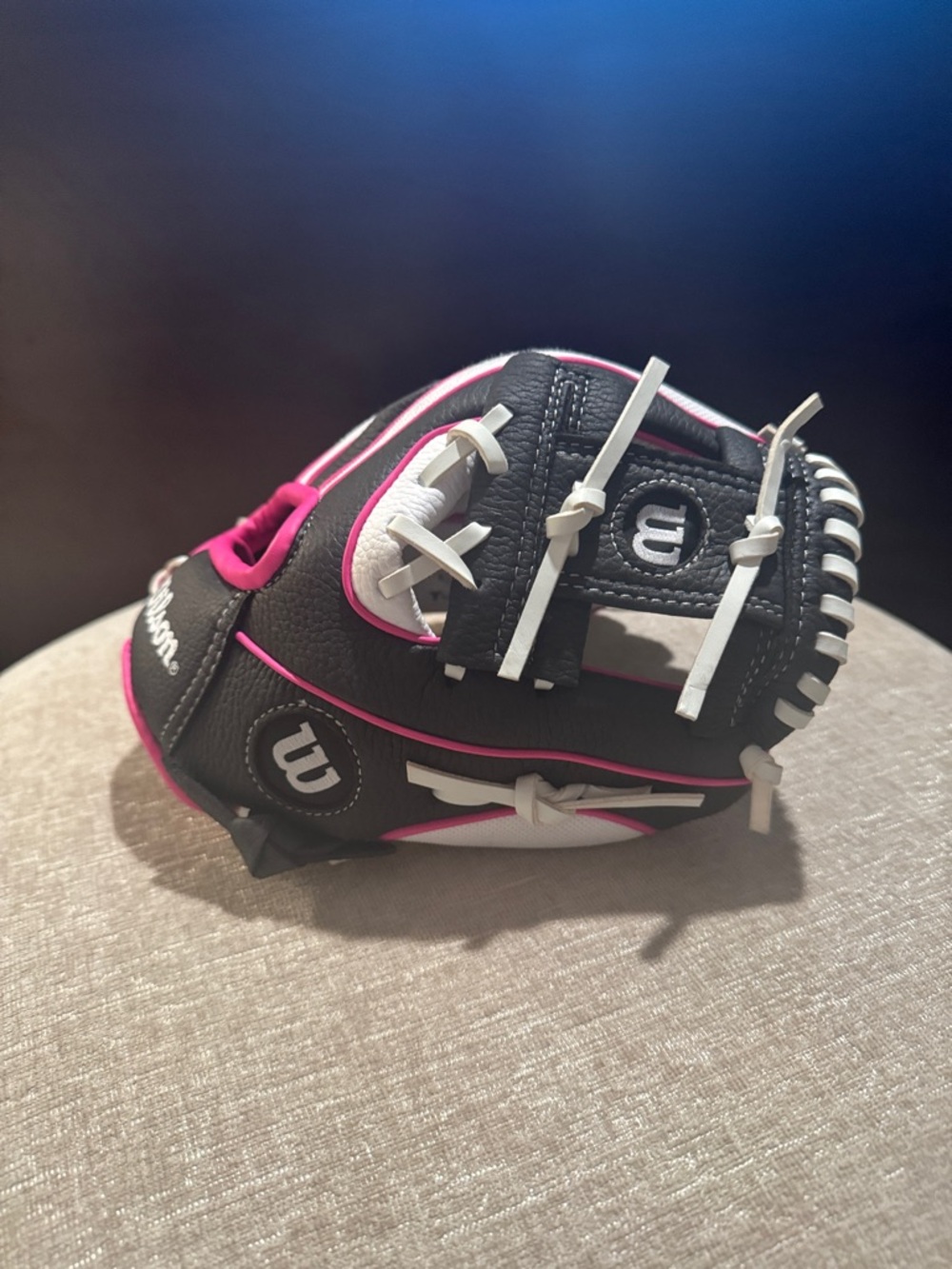 Wilson Black & Pink Youth Baseball Glove